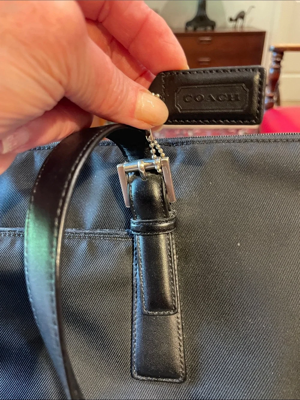 Men’s Coach Black Duffel